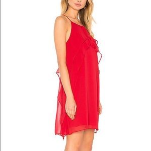 BCBGeneration Ruffle Dress - Fuschia